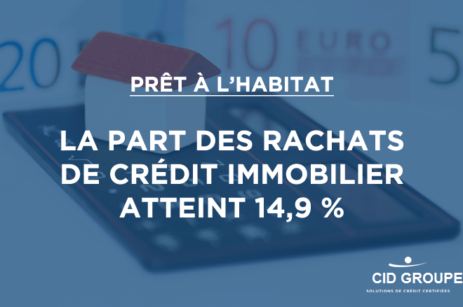 Production de prêt à l’habitat : la part des rachats de crédit immobilier atteint 14,9 