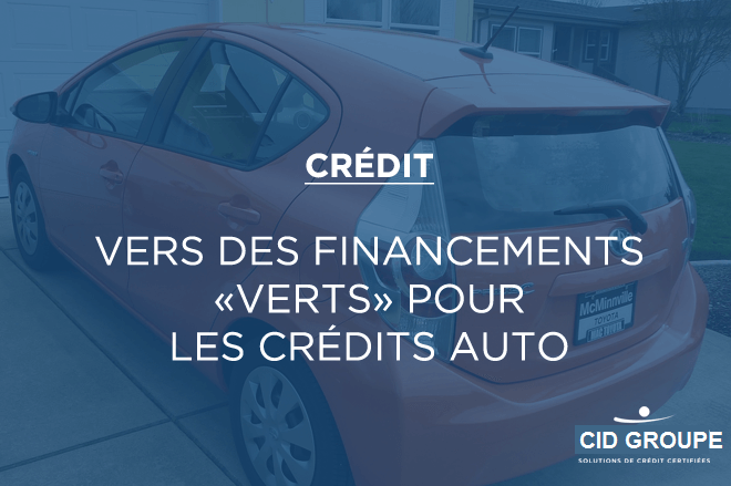 Vers des financements « verts » pour les crédits auto